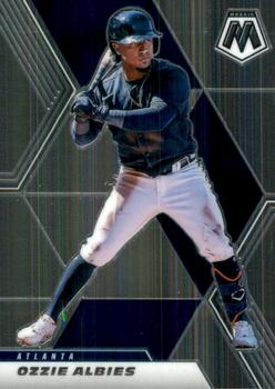 2021 Panini Mosaic #64 Ozzie Albies Front