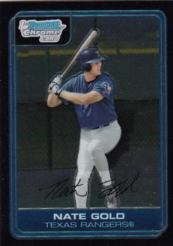 2006 Bowman - Chrome Prospects #BC94 Nate Gold Front