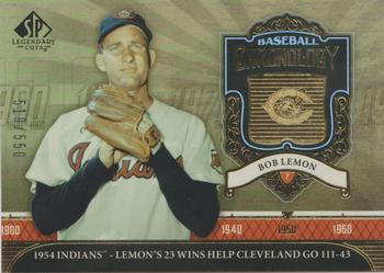 2006 SP Legendary Cuts - Baseball Chronology #BC-BL Bob Lemon Front