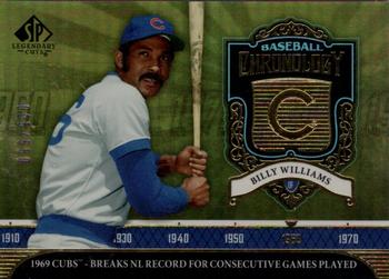 2006 SP Legendary Cuts - Baseball Chronology #BC-BW Billy Williams Front