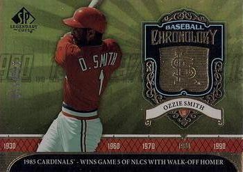 2006 SP Legendary Cuts - Baseball Chronology #BC-OS Ozzie Smith Front