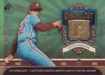2006 SP Legendary Cuts - Baseball Chronology #BC-SC2 Steve Carlton Front