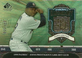 2006 SP Legendary Cuts - Baseball Chronology #BC-TG Tony Gwynn Front