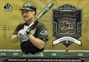 2006 SP Legendary Cuts - Baseball Chronology #BC-WB2 Wade Boggs Front