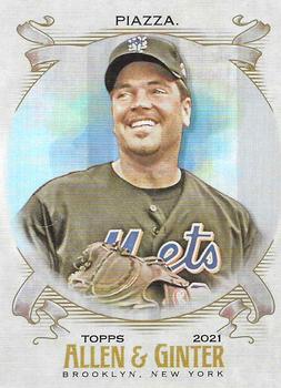 2021 Topps Allen & Ginter - Silver Portrait #3 Mike Piazza Front