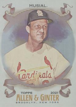 2021 Topps Allen & Ginter - Silver Portrait #84 Stan Musial Front