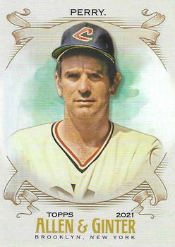 2021 Topps Allen & Ginter - Silver Portrait #328 Gaylord Perry Front