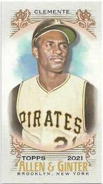 2021 Topps Allen & Ginter - Mini A & G Back #11 Roberto Clemente Front