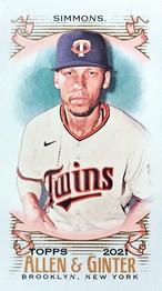 2021 Topps Allen & Ginter - Mini No Card Number #NNO Andrelton Simmons Front