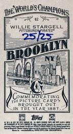 2021 Topps Allen & Ginter - Mini Brooklyn Back #62 Willie Stargell Back