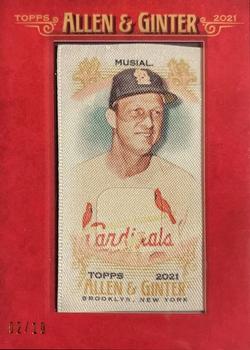 2021 Topps Allen & Ginter - Framed Mini Cloth #NNO Stan Musial Front