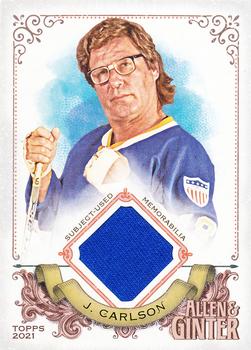 2021 Topps Allen & Ginter - Full-Size Relics A #AGA-JC Jeff Carlson Front