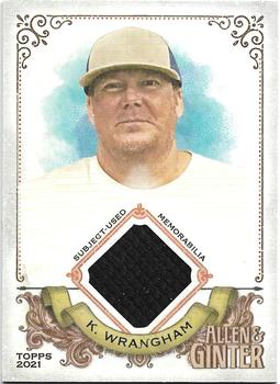 2021 Topps Allen & Ginter - Full-Size Relics A #AGA-KW Kelly Wrangham Front