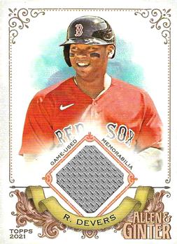 2021 Topps Allen & Ginter - Full-Size Relics A #AGA-RD Rafael Devers Front