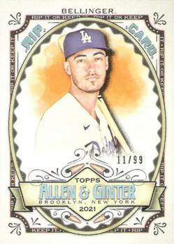 2021 Topps Allen & Ginter - Rip Cards #RC-CB Cody Bellinger Front