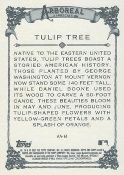 2021 Topps Allen & Ginter - Arboreal Appreciation #AA-14 Tulip Tree Back