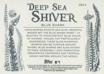 2021 Topps Allen & Ginter - Deep Sea Shiver #DSS-5 Blue Shark Back