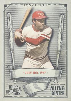 2021 Topps Allen & Ginter - Historical Hits #HH-23 Tony Perez Front