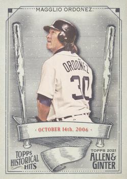 2021 Topps Allen & Ginter - Historical Hits #HH-25 Magglio Ordonez Front