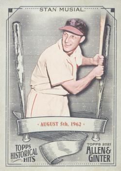 2021 Topps Allen & Ginter - Historical Hits #HH-39 Stan Musial Front