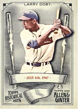 2021 Topps Allen & Ginter - Historical Hits #HH-42 Larry Doby Front