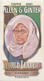 2021 Topps Allen & Ginter - World Leaders Minis #MWL-18 Samia Suluhu Hassan Front