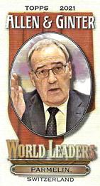 2021 Topps Allen & Ginter - World Leaders Minis #MWL-20 Guy Parmelin Front