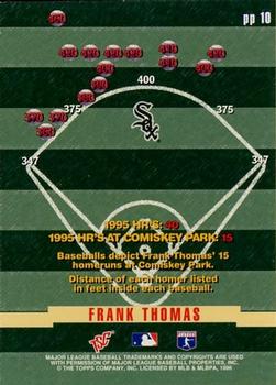 1996 Stadium Club - Power Packed Members Only #PP10 Frank Thomas Back