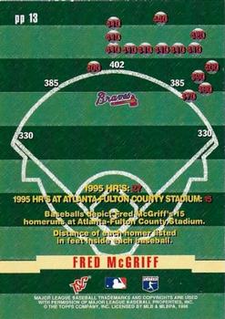 1996 Stadium Club - Power Packed Members Only #PP13 Fred McGriff Back