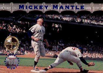 1996 Stadium Club - Mickey Mantle Members Only #MM11 Mickey Mantle Front