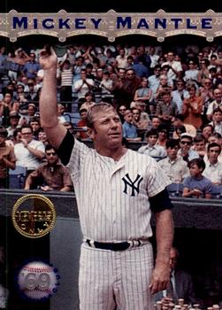 1996 Stadium Club - Mickey Mantle Members Only #MM18 Mickey Mantle Front