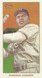 2021 Topps 206 - Blank Back (Wave 6 Exclusive) #NNO Jackie Robinson Front