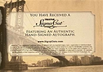2012 TriStar SignaCuts Bronx Edition #NNO Joe DiMaggio Back