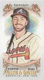 2021 Topps Allen & Ginter - Mini #112 Dansby Swanson Front