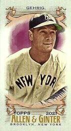 2021 Topps Allen & Ginter - Mini #119 Lou Gehrig Front