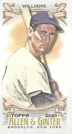2021 Topps Allen & Ginter - Mini #148 Ted Williams Front