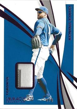 2021 Panini Immaculate Collection - Pink #22 George Springer Front