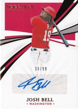 2021 Panini Immaculate Collection - Immaculate Signatures #IS-JB Josh Bell Front