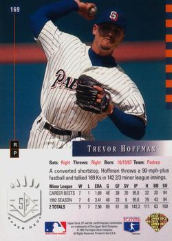 1993 SP #169 Trevor Hoffman Back