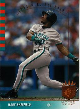 1996 Collector's Choice #560 Gary Sheffield Florida Marlins Baseball Card NM