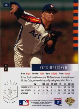 1993 SP #35 Pete Harnisch Back