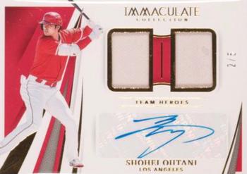 2021 Panini Immaculate Collection - Team Heroes #TH-SO Shohei Ohtani Front