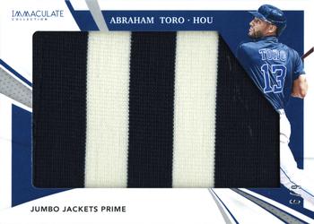 2021 Panini Immaculate Collection - Jumbo Jackets Prime #JJ-ABO Abraham Toro Front