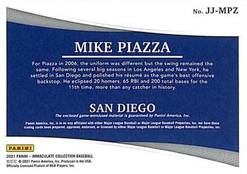 2021 Panini Immaculate Collection - Jumbo Jersey Number #JJ-MPZ Mike Piazza Back