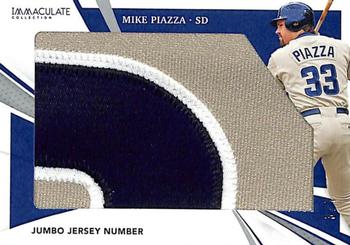 2021 Panini Immaculate Collection - Jumbo Jersey Number #JJ-MPZ Mike Piazza Front