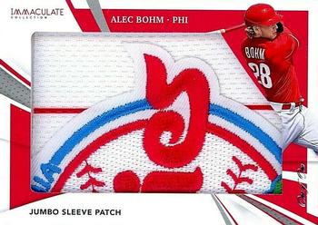 2021 Panini Immaculate Collection - Jumbo Sleeve Patch #JJ-ABO Alec Bohm Front