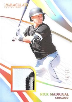 2021 Panini Immaculate Collection - Materials Gold #M-NM Nick Madrigal Front