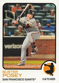 2022 Topps Heritage #13 Buster Posey Front
