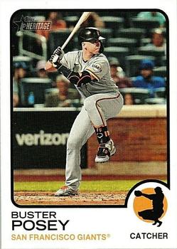 2022 Topps Heritage #13 Buster Posey Front