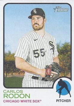 2022 Topps Heritage #185 Carlos Rodon Front
